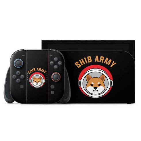 Shib Army Crypto Nintendo Switch 2 (2025) with Joy-Con Skin